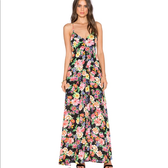 Lucca Couture Floral Maxi Dress - Picture 1 of 4